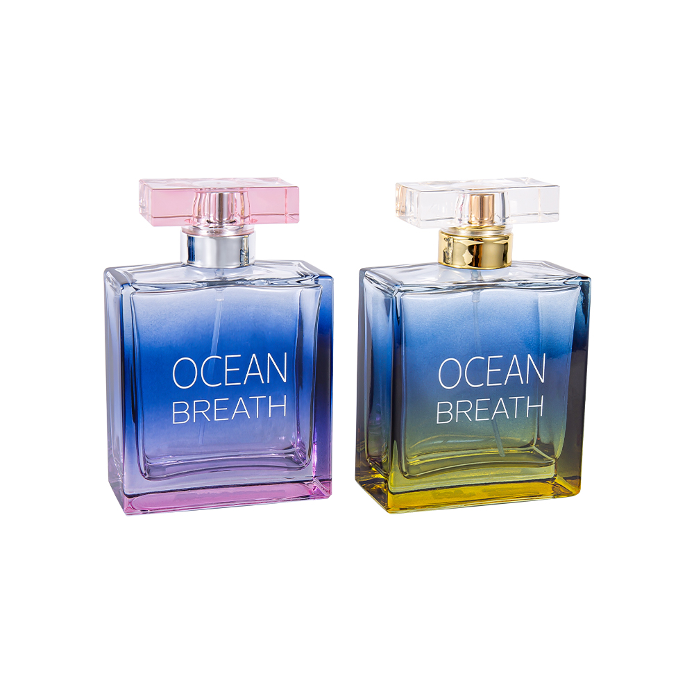 GC4375-WJ208 Dvobojna staklena bočica parfema od 100 ml sa Surlyn UV premazanim poklopcem