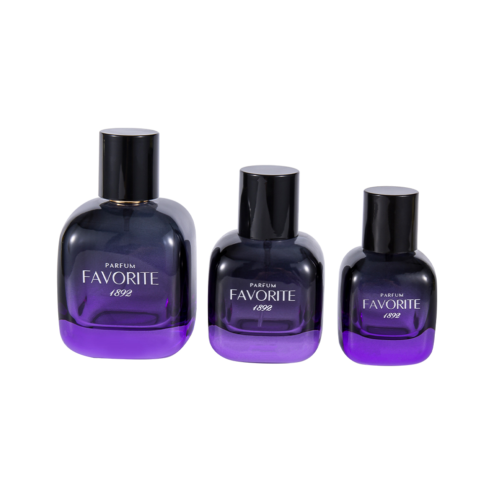 GC4869-WJ2531 Dekorativna staklena bočica za parfem od 50 ml s PP čepom, serija s više kapaciteta