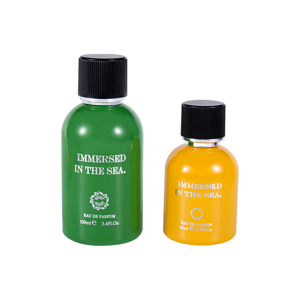 GC4463-WJ2361 100ML potpuno nova ukrasna staklena bočica za parfem s crnim poklopcem za parfem