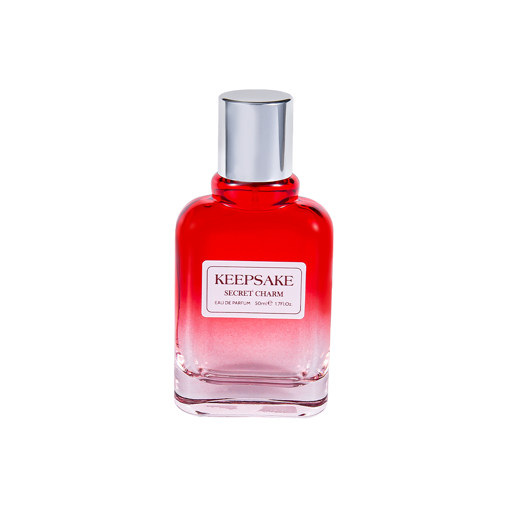 KY861-WJ412 50ML Potpuno nova prazna staklena bočica za parfem sa sjajnim srebrnim čepom